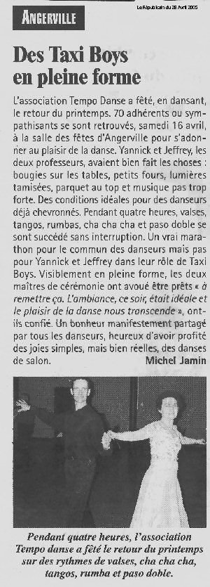 Le bal du 16 avril