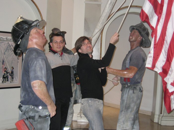 hommage aux pompiers de NY